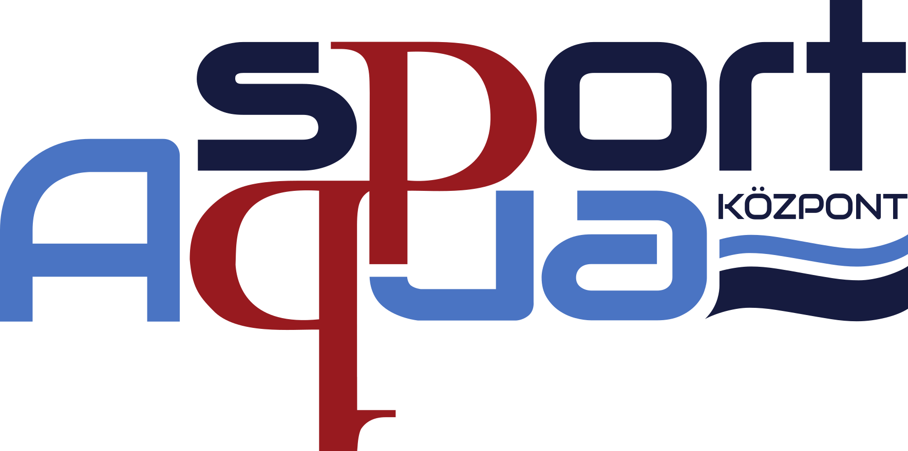 Aqua Sportközpont logó, ami egy link az Aqua Sportközpont kezdő weboldalára